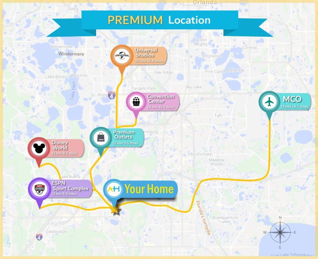 Splendid Thematic 2Br With Waterpark Διαμέρισμα Kissimmee Εξωτερικό φωτογραφία